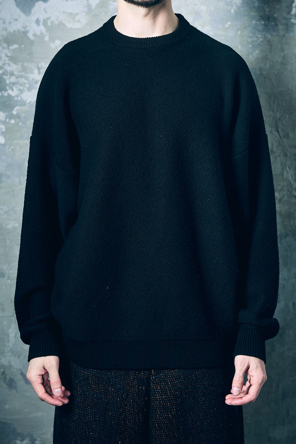 DEVOA Fall/Winter 2025 Sweater DVA-CK-NCRPO-BLACK